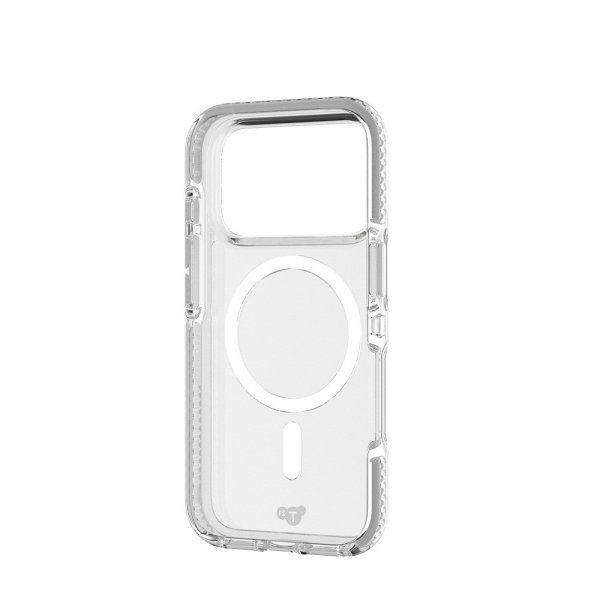 Tech21 iPhone 17 Pro Suojakuori EvoCrystal MagSafe Metallic Silver