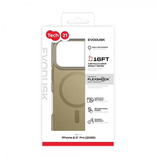 Tech21 iPhone 17 Pro -suojakuori EvoDusk MagSafe Copper