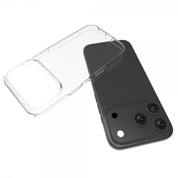 Nordic Covers iPhone 17 Pro Feather Series Läpinäkyvä Suojakuori