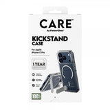 CARE by PanzerGlass iPhone 17 Pro -suojakuori jalustalla MagSafe Läpinäkyvä