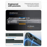 Spigen iPhone 17 Pro -suojakuori Liquid Air Abyss Green