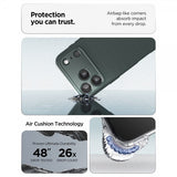 Spigen iPhone 17 Pro -suojakuori Liquid Air Abyss Green