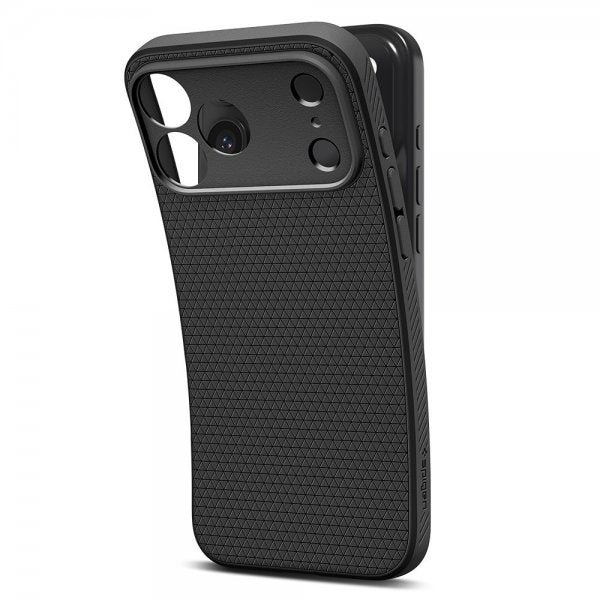 Spigen iPhone 17 Pro -suojakuori Liquid Air Matte Black