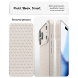 Spigen iPhone 17 Pro -kuori Liquid Air Natural Titanium