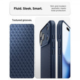Spigen iPhone 17 Pro Kuori Liquid Air Navy Blue