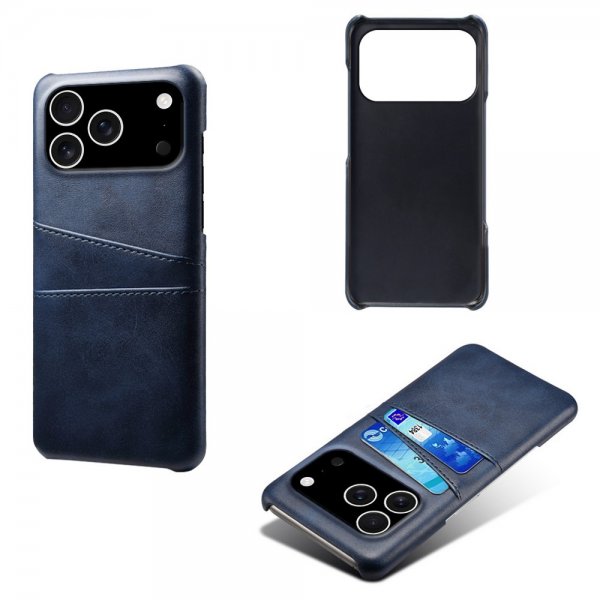iPhone 17 Pro -kuoret kahdella korttipaikalla, sininen