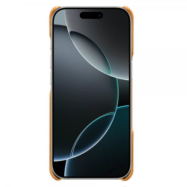 iPhone 17 Pro -suojakuori kahdella korttipaikalla, vaaleanruskea