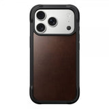 Nomad iPhone 17 Pro -kuoret Modern Leather Case Horween Rustic Brown