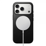 Nomad iPhone 17 Pro -kuori, moderni nahkakuori, musta