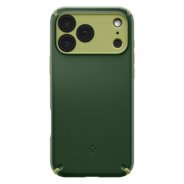 Spigen iPhone 17 Pro -kuori Nano Pop Hybrid MagFit Avo Green