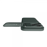 Spigen iPhone 17 Pro -kuori Optik Armor MagFit Abyss Green