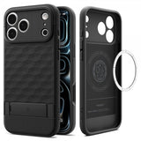 Spigen iPhone 17 Pro -kuori Parallax S MagFit, mattamusta