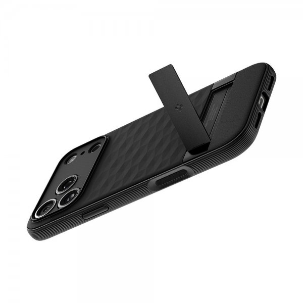 Spigen iPhone 17 Pro -kuori Parallax S MagFit, mattamusta