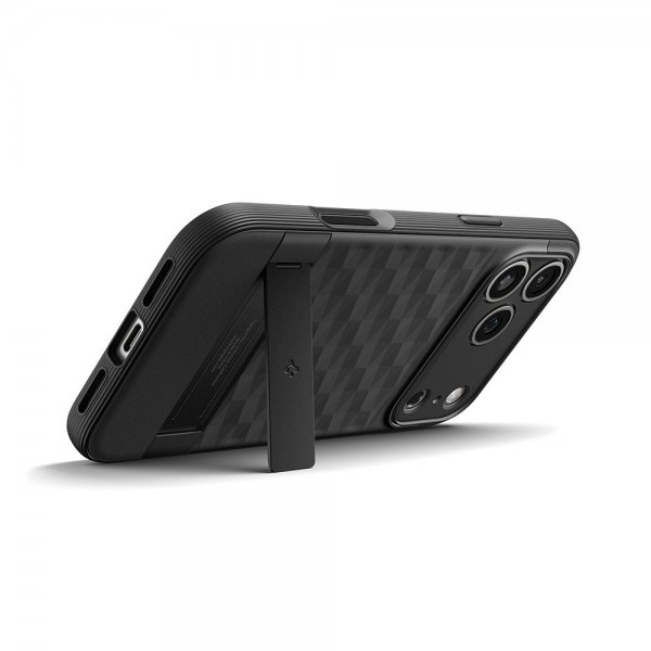 Spigen iPhone 17 Pro -kuori Parallax S MagFit, mattamusta
