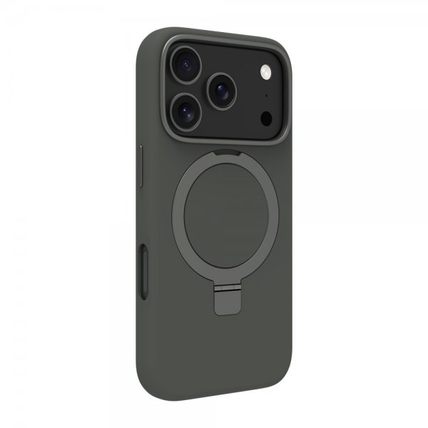 dbramante1928 iPhone 17 Pro -kuori Roskilde MagSafe Kickstand ICON Forest Shadow