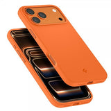 Spigen iPhone 17 Pro Silikonikuori Silicone Fit MagFit Cosmic Orange
