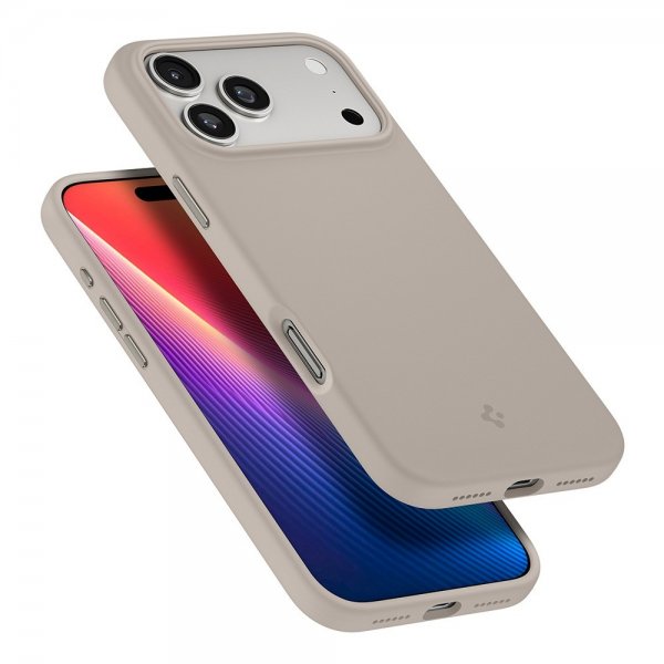 Spigen iPhone 17 Pro Silikonikuori Silicone Fit MagFit Stone