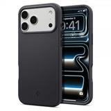 Spigen iPhone 17 Pro -kuori Silicone Fit MagFit musta