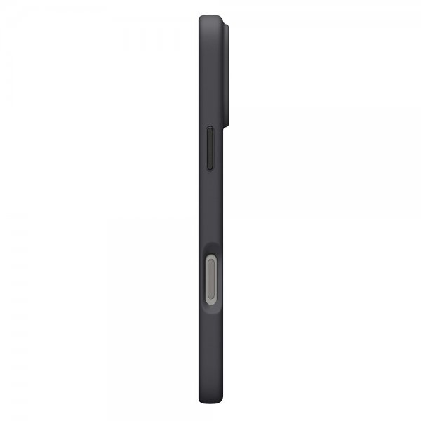 Spigen iPhone 17 Pro -kuori Silicone Fit MagFit musta