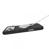 Spigen iPhone 17 Pro -kuori Silicone Fit MagFit musta
