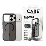 CARE by PanzerGlass iPhone 17 Pro Smokey MagSafe -suojakuori, musta