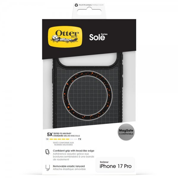 Otterbox iPhone 17 Pro -kuori Sole MagSafe, musta