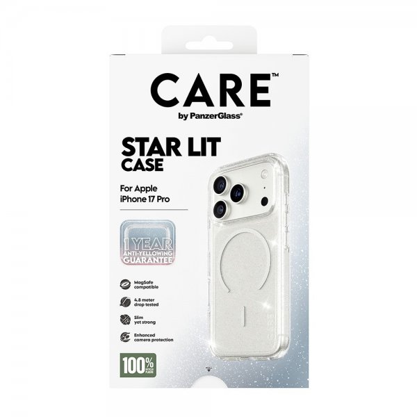 CARE by PanzerGlass iPhone 17 Pro -suojakuori Star Lit MagSafe