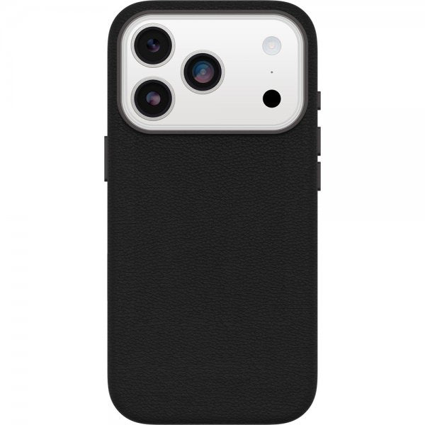 Otterbox iPhone 17 Pro -suojakuori Symmetry Cactus Leather MagSafe Noir Ash