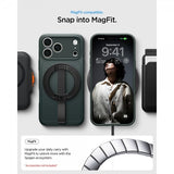 Spigen iPhone 17 Pro -kuori Thin Fit MagFit Abyss Green