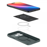 Spigen iPhone 17 Pro -kuori Thin Fit MagFit Abyss Green
