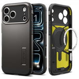 Spigen iPhone 17 Pro Tough Armor T MagFit Gunmetal -kuori