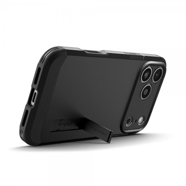 Spigen iPhone 17 Pro -kuori Tough Armor T MagFit Musta