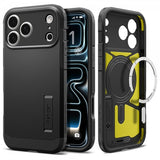 Spigen iPhone 17 Pro -kuori Tough Armor T MagFit Musta