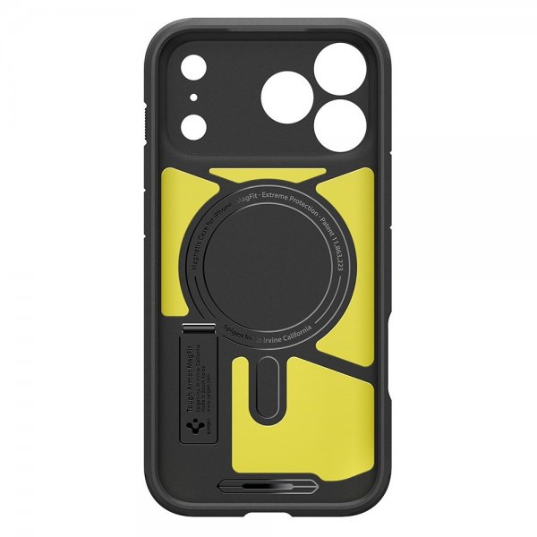 Spigen iPhone 17 Pro -kuori Tough Armor T MagFit Musta