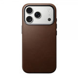 Nomad iPhone 17 Pro -kuori, perinteinen nahkakuori, ruskea
