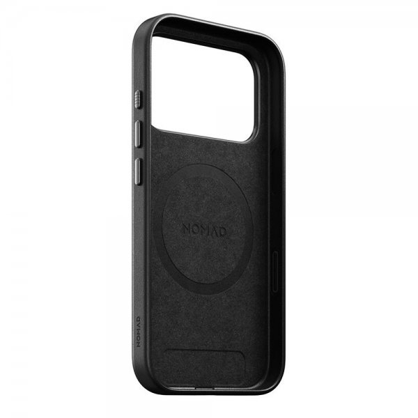 Nomad iPhone 17 Pro -kuoret perinteinen nahkakotelo musta