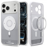 Spigen iPhone 17 Pro -kuori Ultra Hybrid Classic MagFit Silver