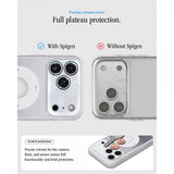 Spigen iPhone 17 Pro -kuori Ultra Hybrid Classic MagFit Silver