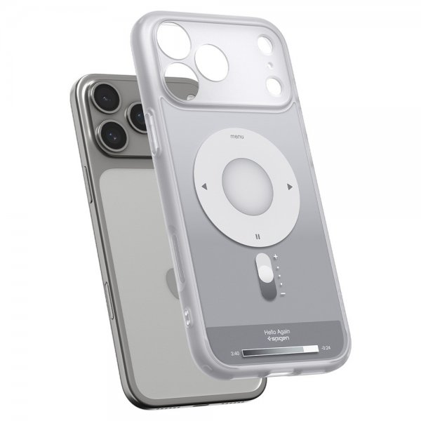 Spigen iPhone 17 Pro -kuori Ultra Hybrid Classic MagFit Silver