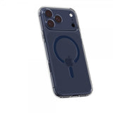 Spigen iPhone 17 Pro Ultra Hybrid MagFit -suojakuori, kirkas, Deep Blue