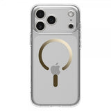 Spigen iPhone 17 Pro Ultra Hybrid MagFit Clear Gold -kuori