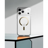 Spigen iPhone 17 Pro Ultra Hybrid MagFit Clear Gold -kuori