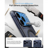 Spigen iPhone 17 Pro -suojakuori Ultra Hybrid MagFit Clear Graphite