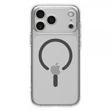 Spigen iPhone 17 Pro -suojakuori Ultra Hybrid MagFit Clear Graphite