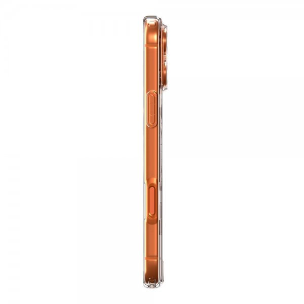 Spigen iPhone 17 Pro Ultra Hybrid MagFit kirkas oranssi kuori