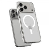 Spigen iPhone 17 Pro -suojakuori Ultra Hybrid MagFit Clear White