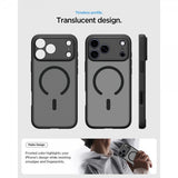 Spigen iPhone 17 Pro Ultra Hybrid MagFit Frost Black -suojakuori