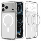 Spigen iPhone 17 Pro -kuori, Ultra Hybrid MagFit Frost White