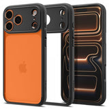 Spigen iPhone 17 Pro -suojakuori Ultra Hybrid Matte Black