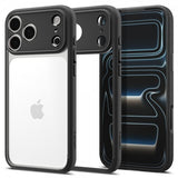 Spigen iPhone 17 Pro -suojakuori Ultra Hybrid Matte Black